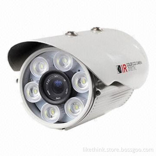 White Light Camera with 6pcs Array 8mm LED, White Light, 1/3 Sony CCD Sensor and 700TVL Resolution